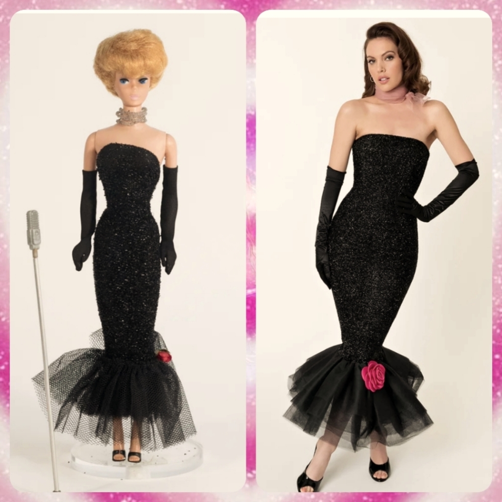 Nwt Unique Vintage Solo in the spotlight Barbie dress plus 2x 3x 18 20 strapless